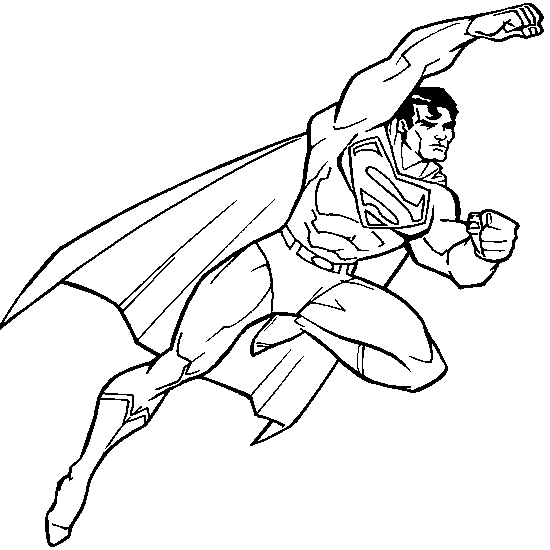 Coloriage De Superman Coloriages De Heros A Imprimer